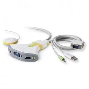 Image of Belkin F1DG102Utt KVM switch Gray White