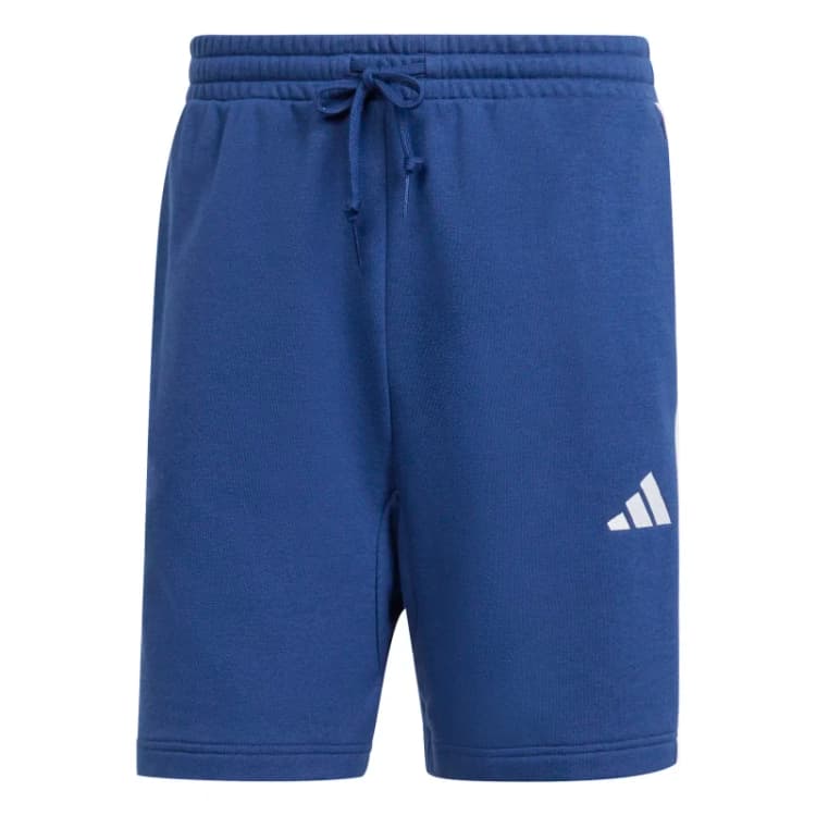 Image of adidas Essentials 3 Stripe Fleece Shorts Mens - Blue Blue XL