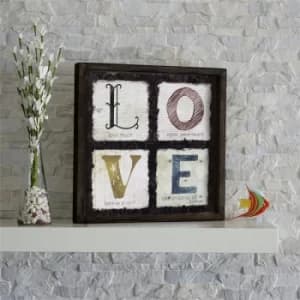 Image of KZM503 Multicolor Decorative Framed MDF Painting