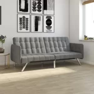 Image of Dorel Emily Convertible 2 Seater Sofa Bed - Grey Linen