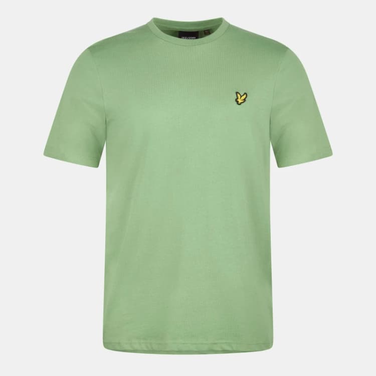 Image of Lyle and Scott Basic Logo T Shirt Smoke Green male S