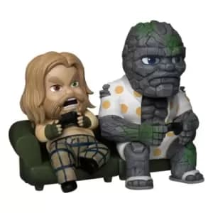 Image of Avengers: Endgame Mini Egg Attack Figure Bro Thor & Korg Game Time heo EMEA Exclusive 8 cm