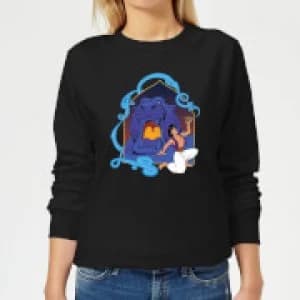 Image of Disney Aladdin Cave Of Wonders Womens Sweatshirt - Black - S