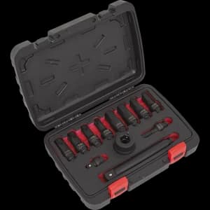 Image of Sealey 12 Piece 3/4" Drive Impact Hex / Torx Socket Bit Set 3/4"
