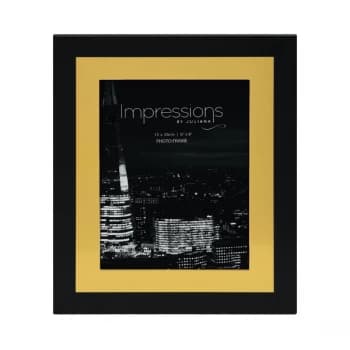 Image of 6" x 8" - Impressions Aluminium Photo Frame - Black