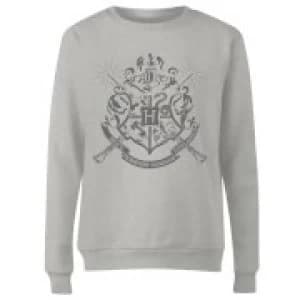 Image of Harry Potter Draco Dormiens Nunquam Titillandus Womens Grey Sweatshirt - L - Grey