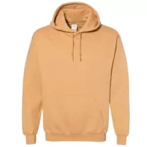 Image of Gildan Heavy Blend Adult Unisex Hooded Sweatshirt / Hoodie (2XL) (Old Gold)