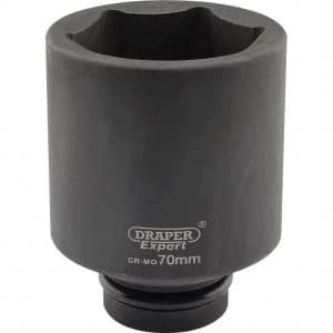 Image of Draper Expert 1" Drive Deep Hexagon Impact Socket Metric 1" 70mm