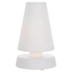 Image of Catching Light Outdoor Portable Lamp Matt White IP44