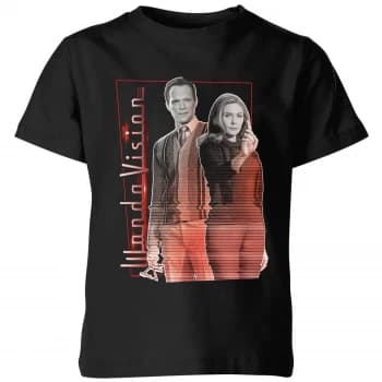 Image of WandaVision Kids T-Shirt - Black - 11-12 Years