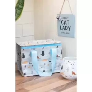 Image of Cat Print Lunch Bag