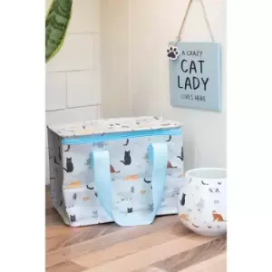 Image of Cat Print Lunch Bag