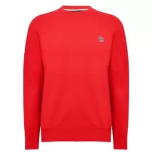Image of Paul Smith Zebra Crew Sweatshirt - Red