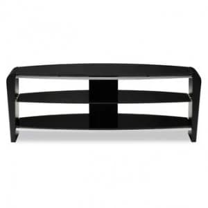 Image of Alphason FRN14003BKBK Francium TV Cabinet 1400mm Wide in Black G