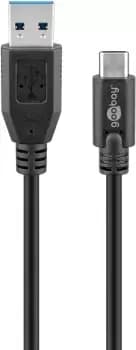 Image of Goobay Sync & Charge Super Speed USB-C to USB A 3.0 Charging...