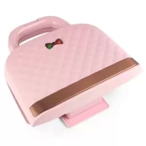 Image of Salter EK3677PNK Handbag Non-stick 750W Sandwich Maker - Pink