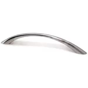 Image of Metal Slim Drawer Cabinet Door Pull Kitchen Handle Cup Bow - Colour Satin - Pack of 20