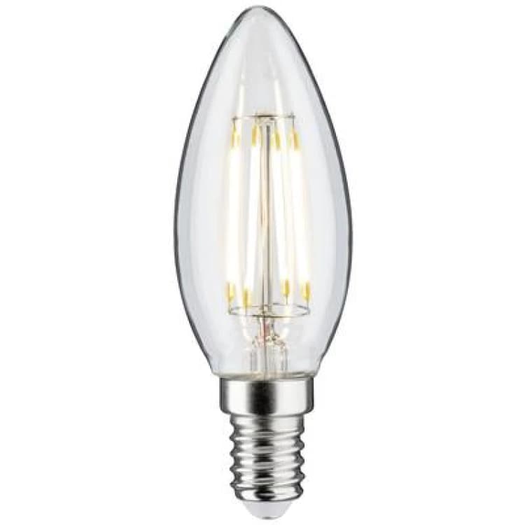 Image of Paulmann Paulmann 28684 LED (monochrome) EEC F (A - G) E14 4.8 W Warm white (Ø x H) 35mm x 98mm 28684
