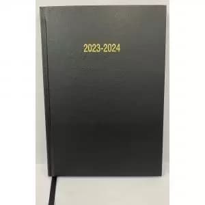 Image of ValueX Academic A5 Week To View Diary 20232024 Black A53E Black