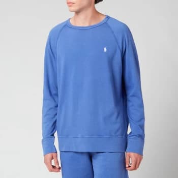 Image of Polo Ralph Lauren Mens Spa Terry Sweatshirt - Bright Navy - XXL