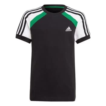 Image of adidas Block T Shirt Junior Boys - Green