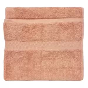 Image of Loft Combed Cotton Bath Sheet Pink
