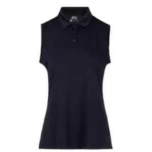 Image of Slazenger Sleeveless Polo Shirt Womens - Blue