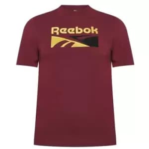 Image of Reebok Split Vector T Shirt Mens - Red