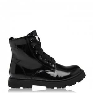 Image of Tommy Hilfiger Lace Bootie Child Girls - Black 999