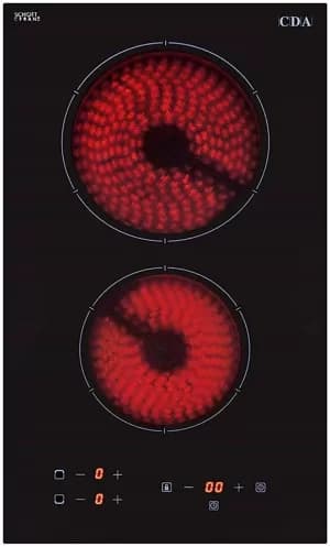Image of CDA HC3621FR 2 Zone Ceramic Hob