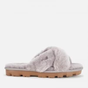 Image of UGG Womens Fuzzette Sheepskin Slide Slippers - Soft Amethyst - UK 3