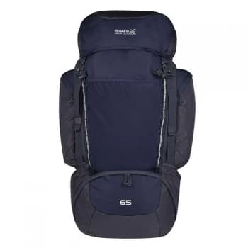 Image of Regatta Highton 65L Rucksack - Navy/Ebony