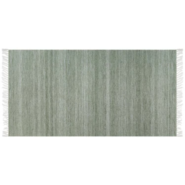 Image of Beliani Rug Malhia Light Green 80 X 150 Cm