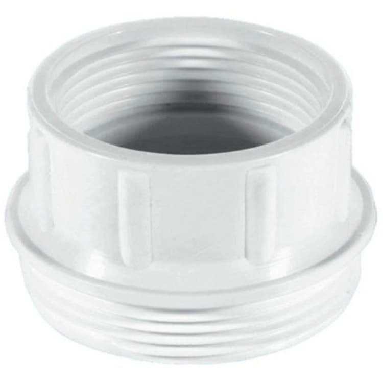 Image of McAlpine T12E 1.5" x 2" BSP Female x BSP Male Coupling White