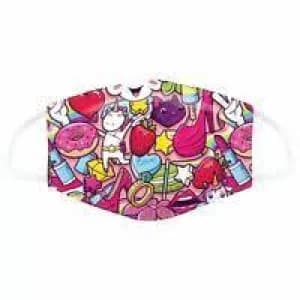 Image of Sweet Teen Unicorn Face Covering - Large