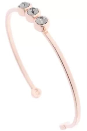Image of Ladies Karen Millen Rose Gold Plated Crystal Dot Cuff KMJ880-24-23