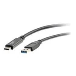 Image of C2G 3m (10ft) USB C Cable M/M - USB A 3.0 (3A) - Black