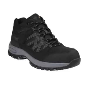 Image of Regatta Mens Sandstone Safety Boots (10 UK) (Black/Granite)