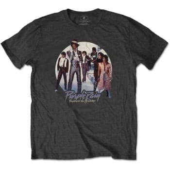 Image of Prince - Purple Rain Circle Unisex Large T-Shirt - Grey