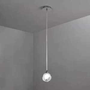 Image of Suspension Fragma 1 Bulb G9, polished chrome