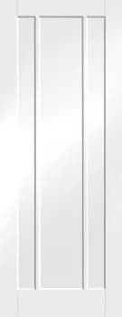 Image of Wickes York Softwood White Primed Internal Door - 1981 x 838mm