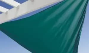 Image of Harbour Housewares Shade Sail: Green/Triangle