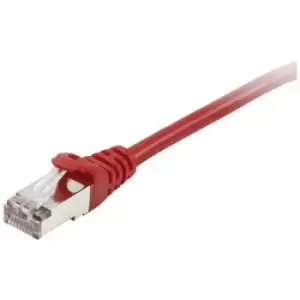 Image of Equip 605522 RJ45 Network cable, patch cable CAT 6 S/FTP 3m Red gold plated connectors