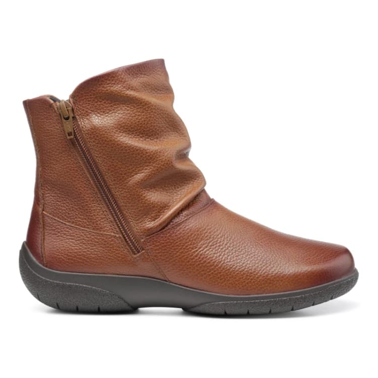 Image of Hotter Womens 'Whisper' Ankle Boots in Tan Size: 4 Tan Female 4