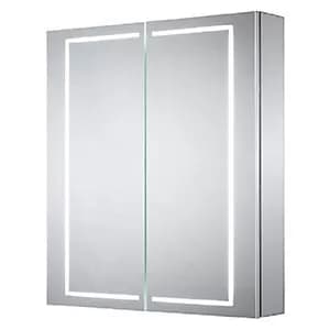 Image of Wickes Adelaide Diffused LED Single Door Bathroom Mirror Cabinet