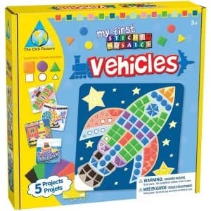 Image of My First Sticky Mosaics Vehicles