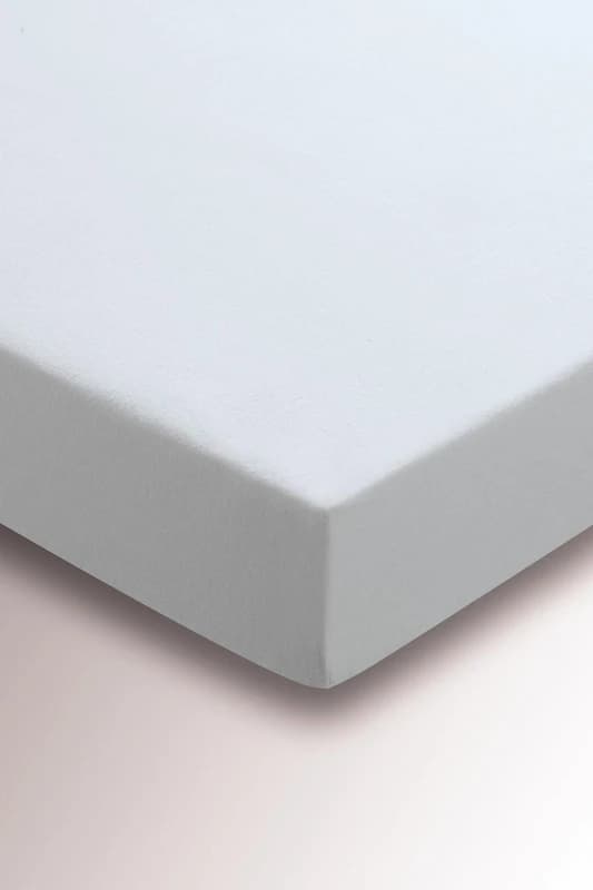 Image of Helena Springfield Helena Springfield 'Hs Brushed Cotton' Fitted Sheet in Silver Size: Super King Fitted Silver Super King Fitted Unisex 50167096829