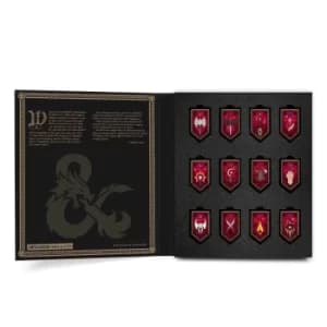 Image of Pinfinity Dungeons and Dragons 12 Class Augmented Reality Pin Set Limited Edition