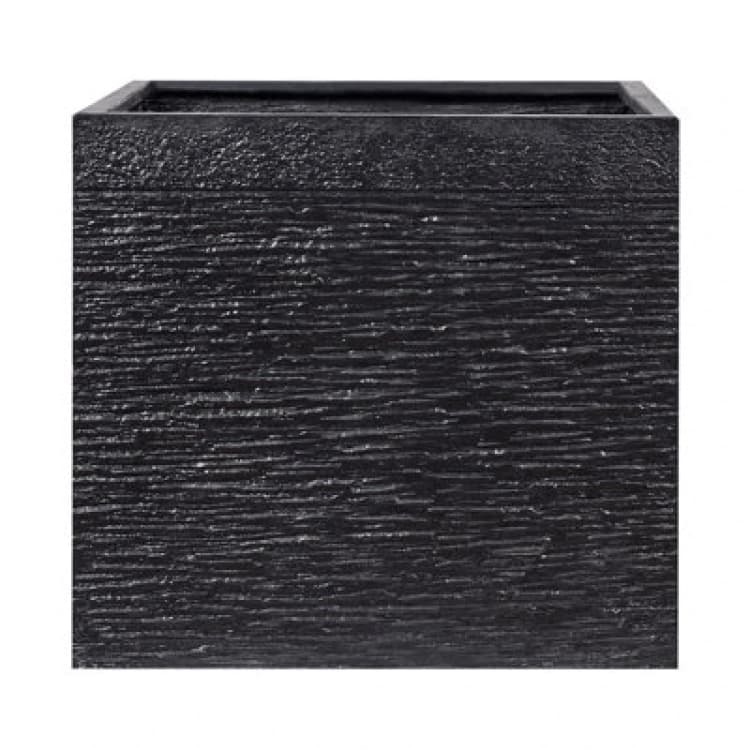 Image of Beliani Plant Pot Paros 50 Cm Black