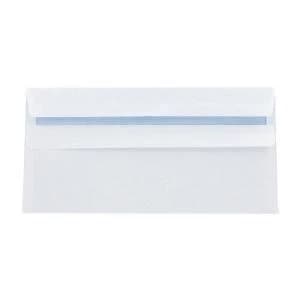 Image of Q-Connect DL Envelopes Wallet Self Seal 120gsm White Pack of 1000